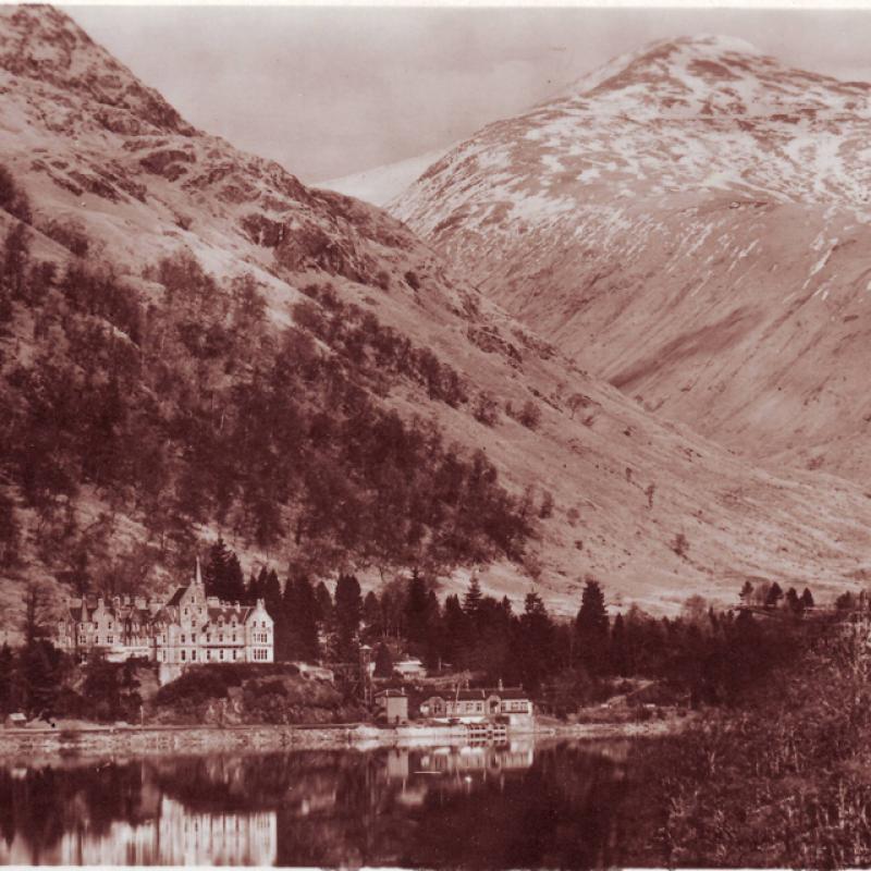 Loch Awe with snow